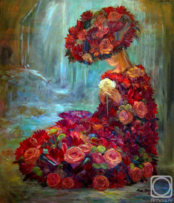 Krasnova Nina. Persephone Red Dress