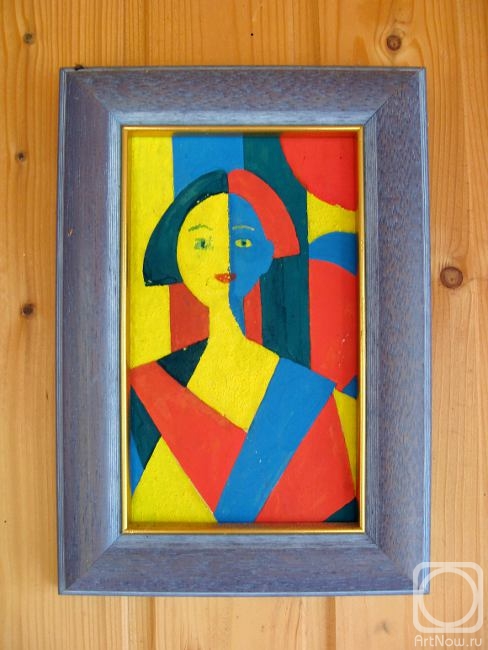 Karaceva Galina. From the series "Red and Blue"