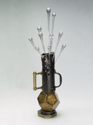"Aladdin Lamp". From the series "Sketches". metal,glass. Spiridonov Nikolay