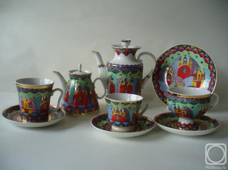 Andreeva Marina. tea-set Holiday
