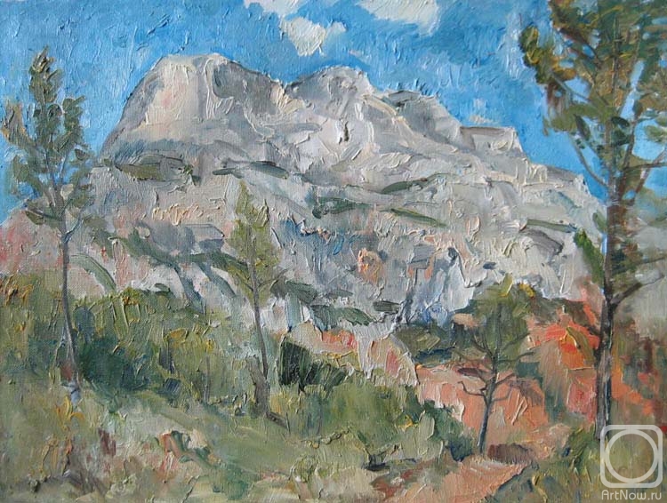 Pomelov Fedor. Mount Sainte-Victoire, Provence