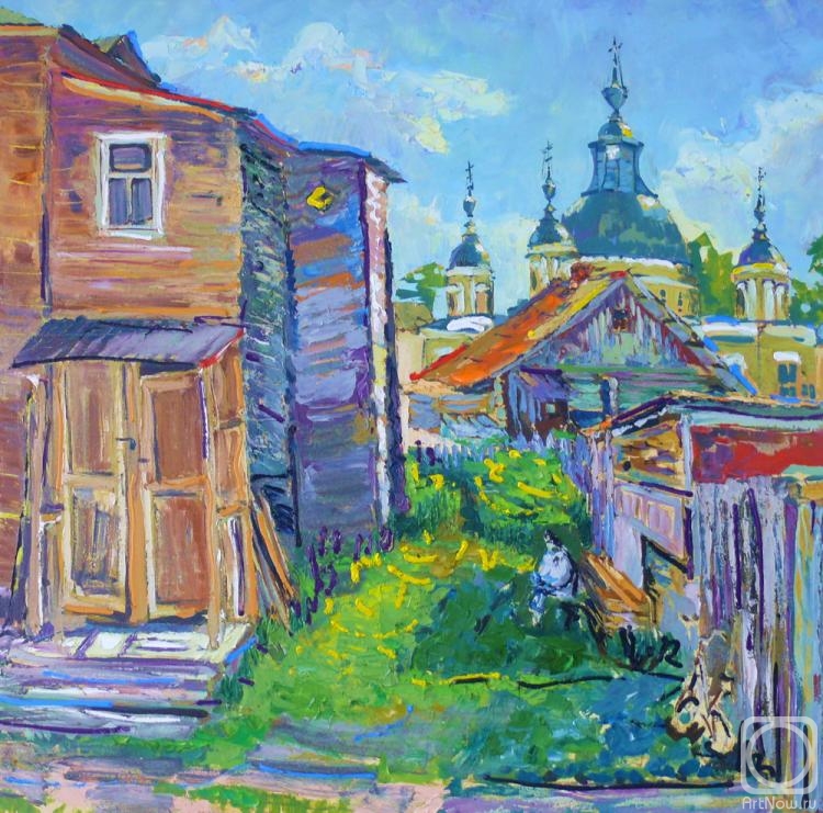 Polyakov Arkady. A courtyard flooded with light