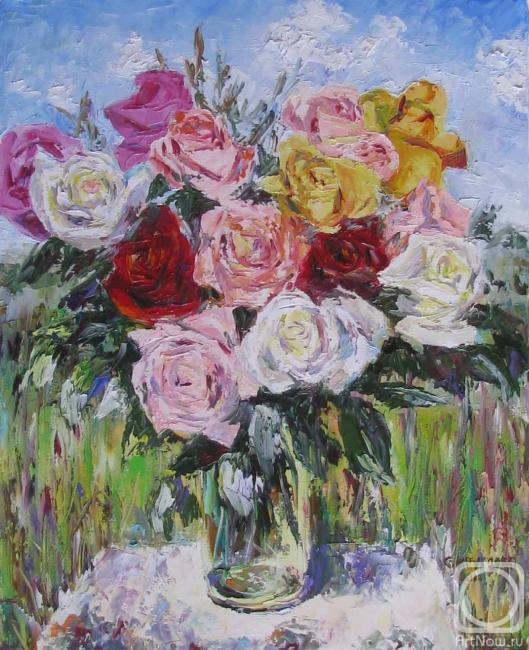 Kruglova Svetlana. Roses in the wind