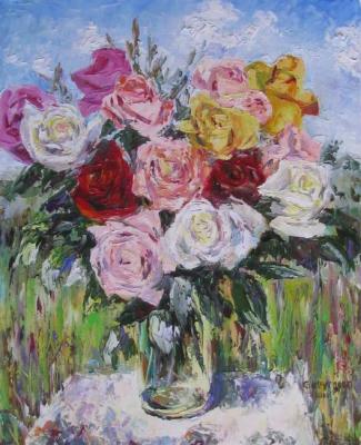 Roses in the wind. Kruglova Svetlana
