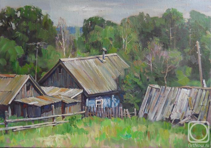 Taranov Viacheslav. Landscape with roofs