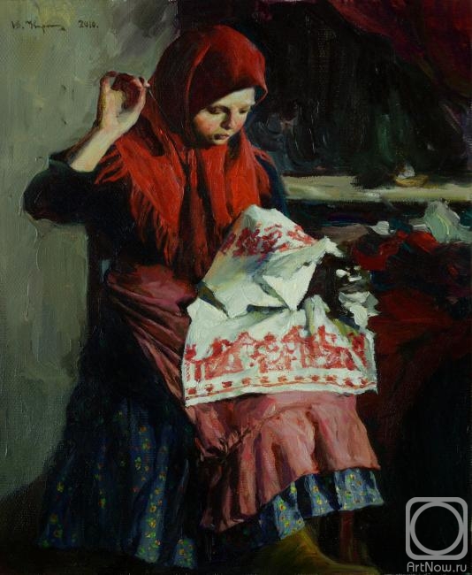 Kirillov Vladimir. Behind embroidery