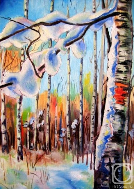 Silaeva Nina. Morning winter