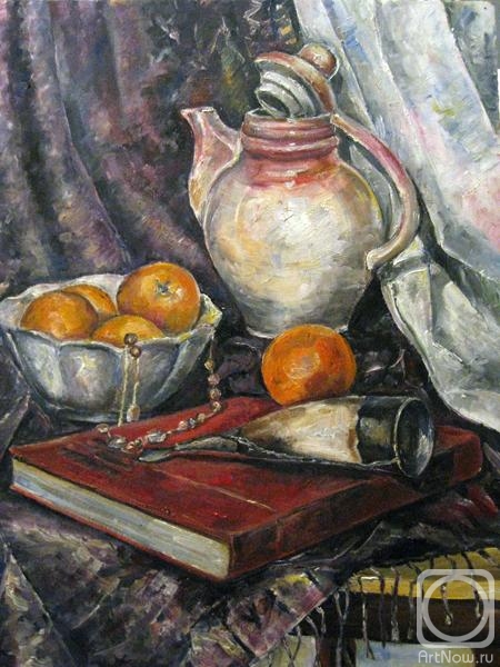 Ibragimova Nataly. Still life with oranges