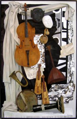 Composition with musical instruments. Kolobova Margarita