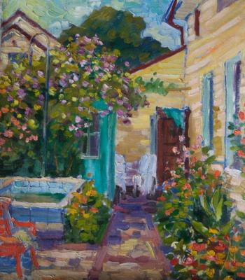 Flowers at the house (etude)