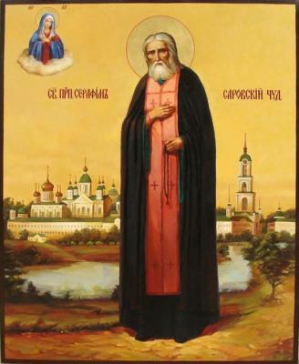 Icon Saint Serafim Sarovsky. Roshina-Iegorova Oksana