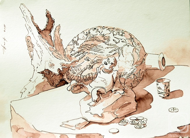 Kataeva Galina. Seven lucky Gods. Daikoku