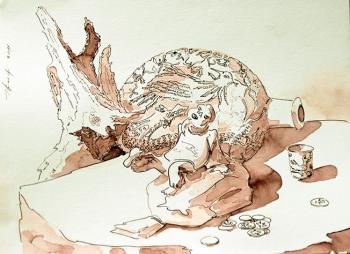 Seven lucky Gods. Daikoku