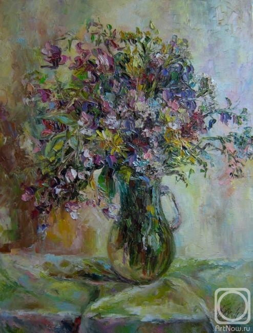 Kruglova Irina. Bouquet in a jar