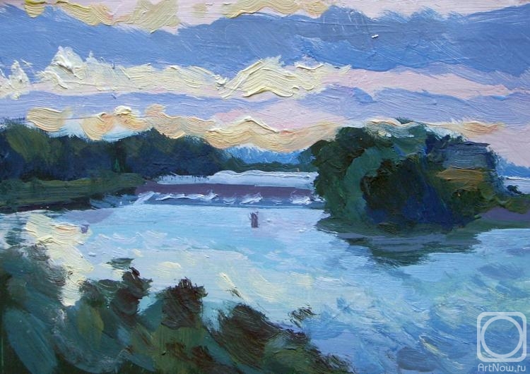 Rudnev Ivan. The dam on the river