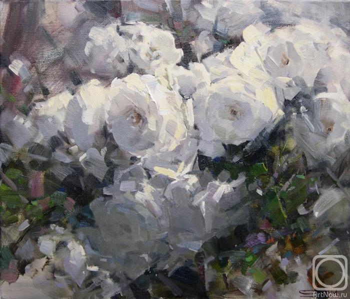 Makarov Vitaly. White roses