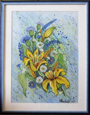 Yellow Lillies. Sokolova Lyudmila