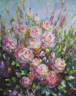 In the evening, sadochke