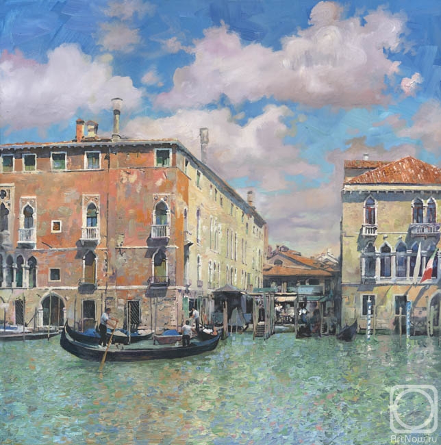 Chernov Denis. A Day of the Many at the Grand Canal in Venice