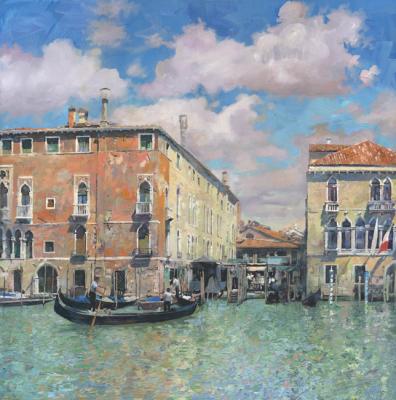 A Day of the Many at the Grand Canal in Venice. Chernov Denis