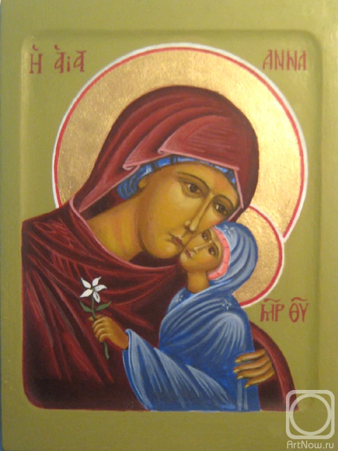 Vozzhenikov Andrei. St. righteous Anna with the Blessed Virgin Mary