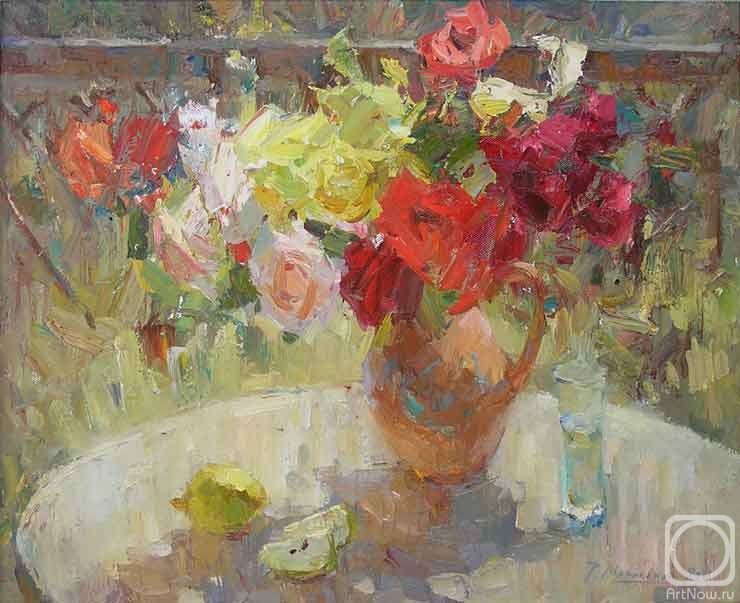 Marmanov Roman. Stillife with roses