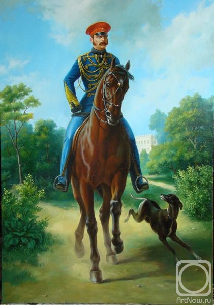 Kharchenko Ivan. Alexander II on horseback