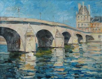 Royal bridge in Paris (Louvre Museum). Pomelov Fedor