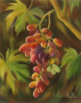 Bunch of Grapes (Grape Leaf). Lukaneva Larissa