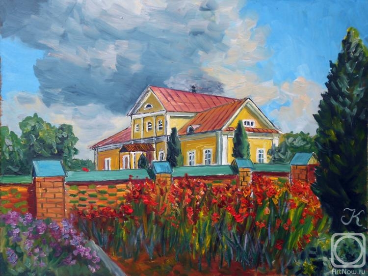 Krylova Irina. The place in Optin's monastery (From the collection "Summer travelling")