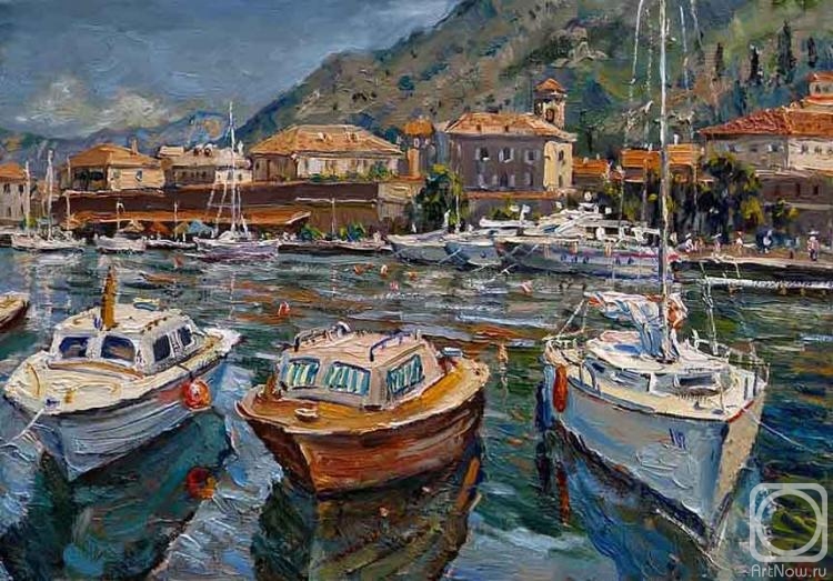 Kolokolov Anton. Boats in Kotor