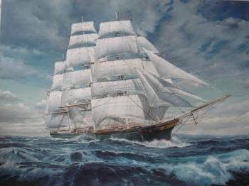 Clipper "The Thermopylae" (Painters And Ships). Golybev Dmitry