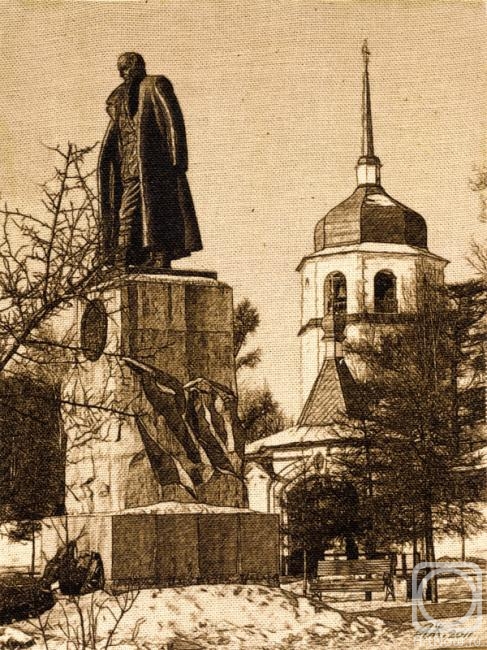 Zhilin Andrey. Monument to Kolchak