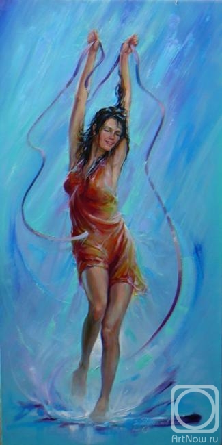 Painting Girl Rain Buy On Artnowru