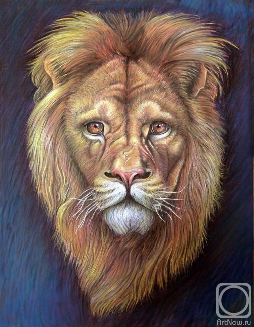 Dementiev Alexandr. Old lion's portrait
