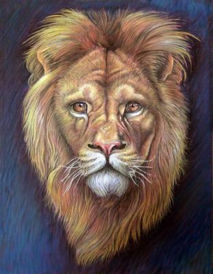 Old lion's portrait. Dementiev Alexandr