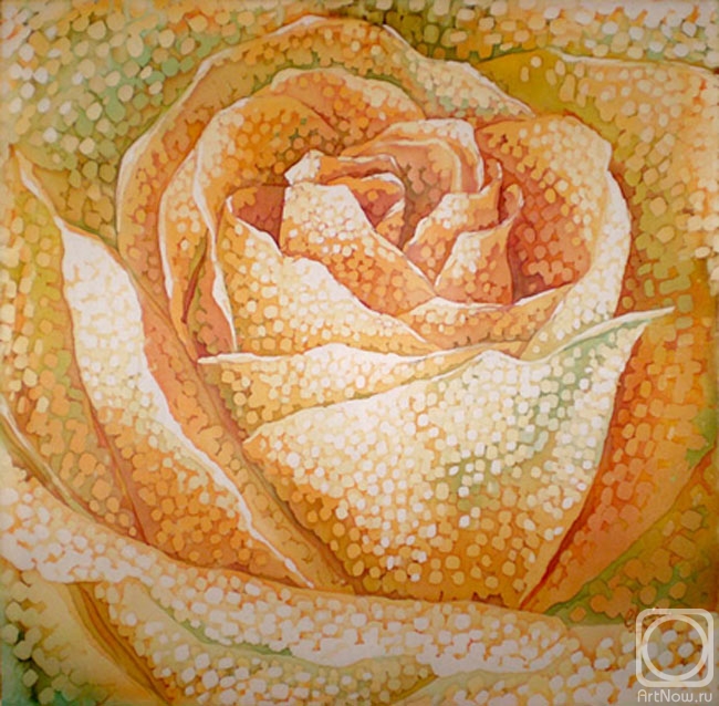 Adamovich Elena. Sparkling Rose. Series "About Roses"