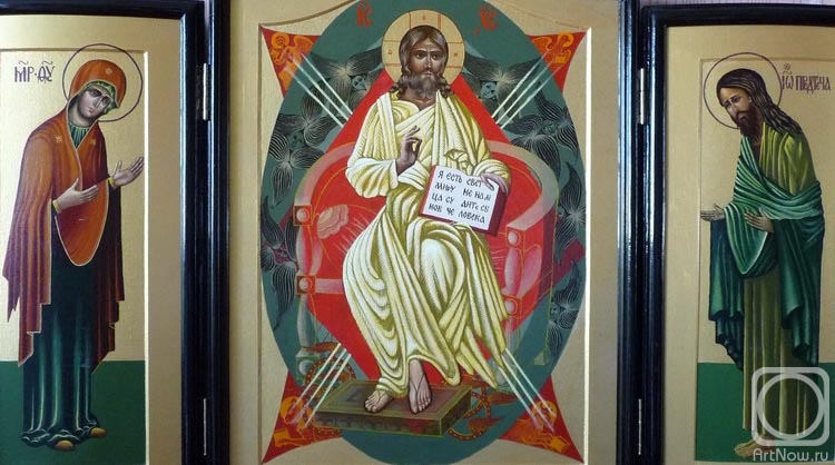 Markoff Vladimir. Icon-fold "Savior in Strength"