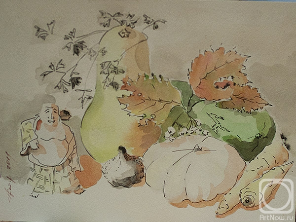 Kataeva Galina. Seven lucky Gods. Hotei