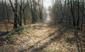 The fallen down leaves. Kirillov Vladimir