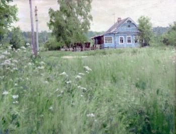 Small house in village. Kirillov Vladimir
