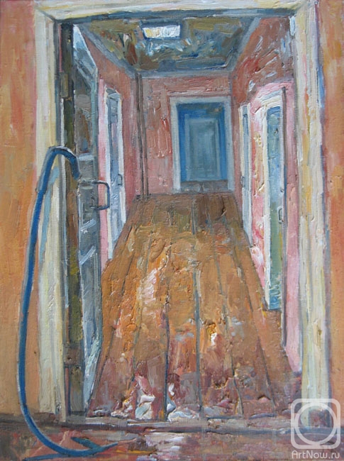 Pomelov Fedor. Interior with bagrom, Kardovsky's house