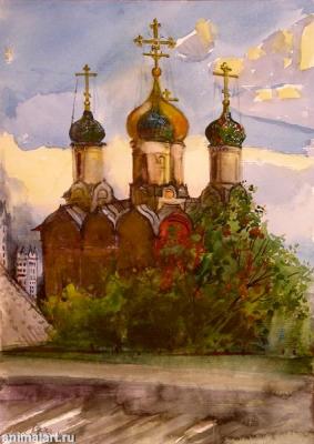 Fish Lane. Evening. Moscow