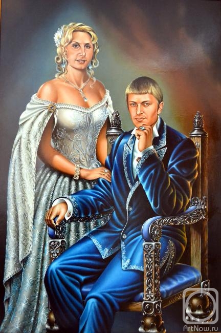 Chernickov Vladimir. Wedding portrait. Aleksey and Yuliya Korolev
