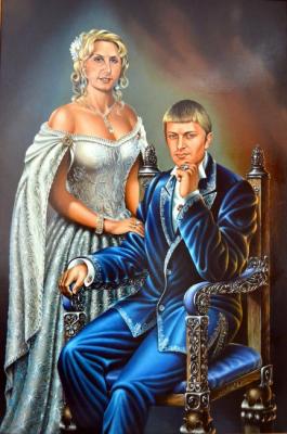 Wedding portrait. Aleksey and Yuliya Korolev. Chernickov Vladimir