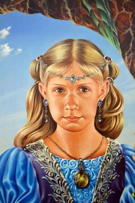 Granddaughter (Zodiac portrait, fragment). Chernickov Vladimir