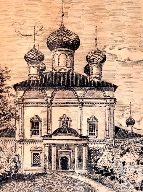 Kalikov Timur. City of Uglich. Kremlin. Transfiguration Cathedral. 1713