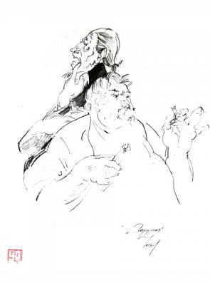 Graphic series A. Chehov- 24/96. Chistyakov Yuri