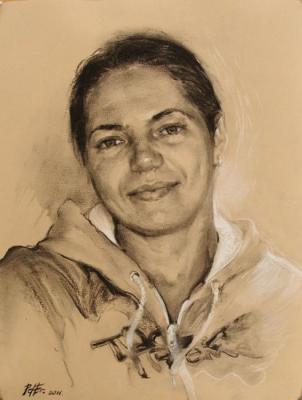 Portrait of the girl. Roshina-Iegorova Oksana