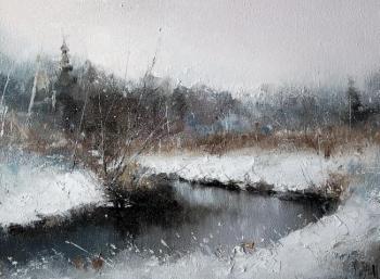 Winter River. Medvedev Igor